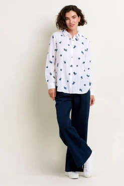 Brakeburn Flora Shirt Navy Store