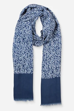 Brakeburn Floral Trail Scarf Navy New