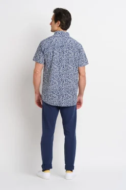 Brakeburn Floral Trail Shirt Navy Fashion