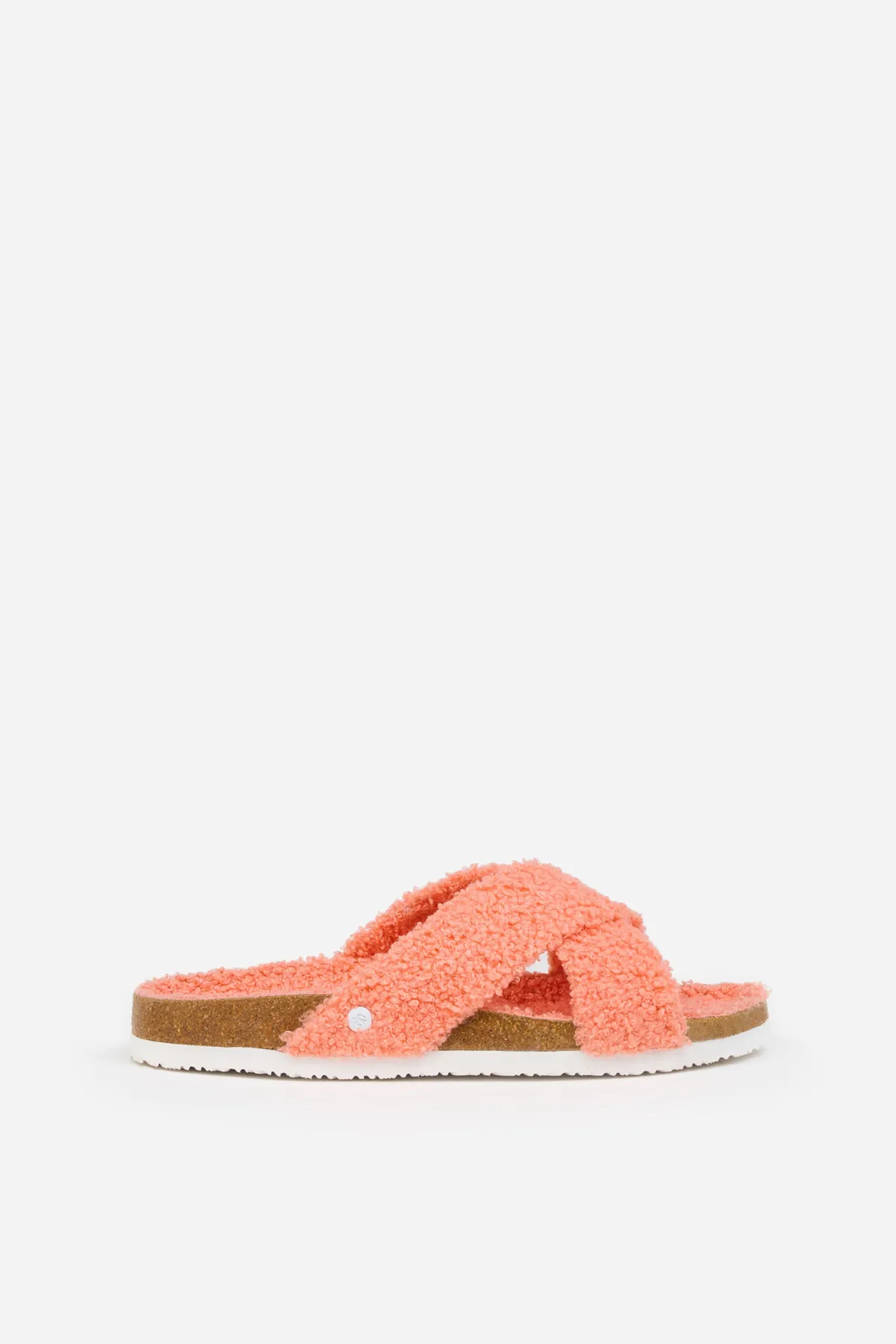 Brakeburn Fluffy Slippers Coral Sale