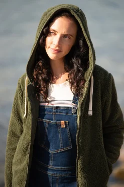 Brakeburn Forest Borg Jacket Green Store