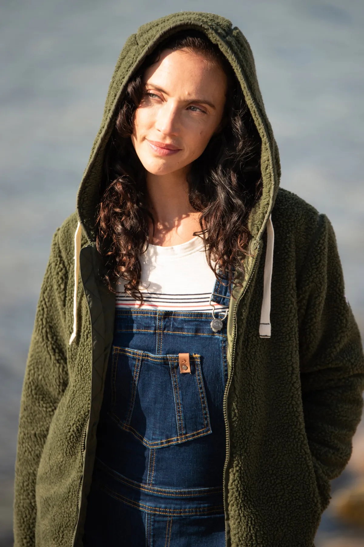 Brakeburn Forest Borg Jacket Green Store
