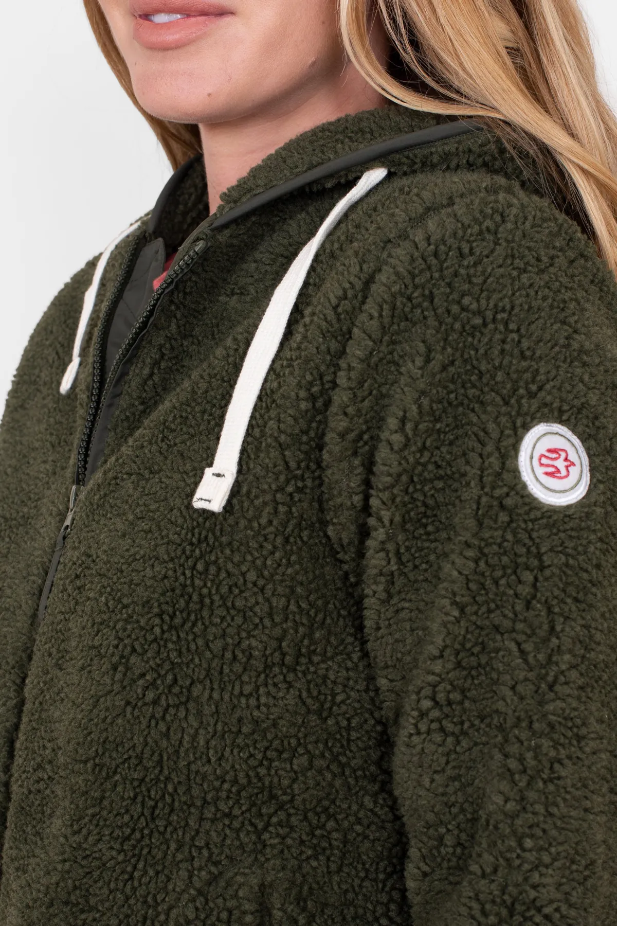 Brakeburn Forest Borg Jacket Green Store