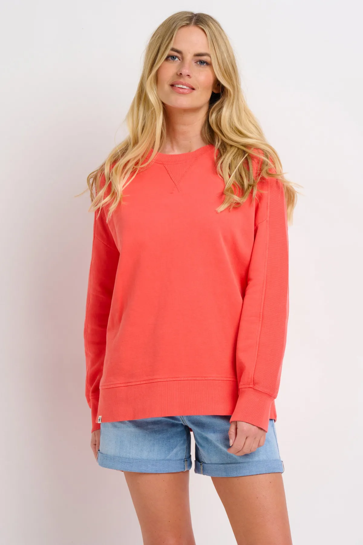 Brakeburn Garment Dye Sweat Coral Clearance