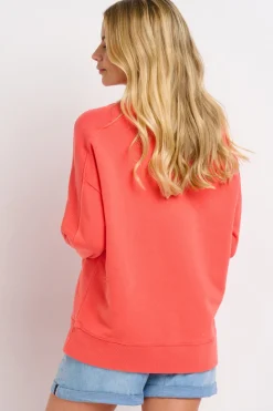 Brakeburn Garment Dye Sweat Coral Clearance
