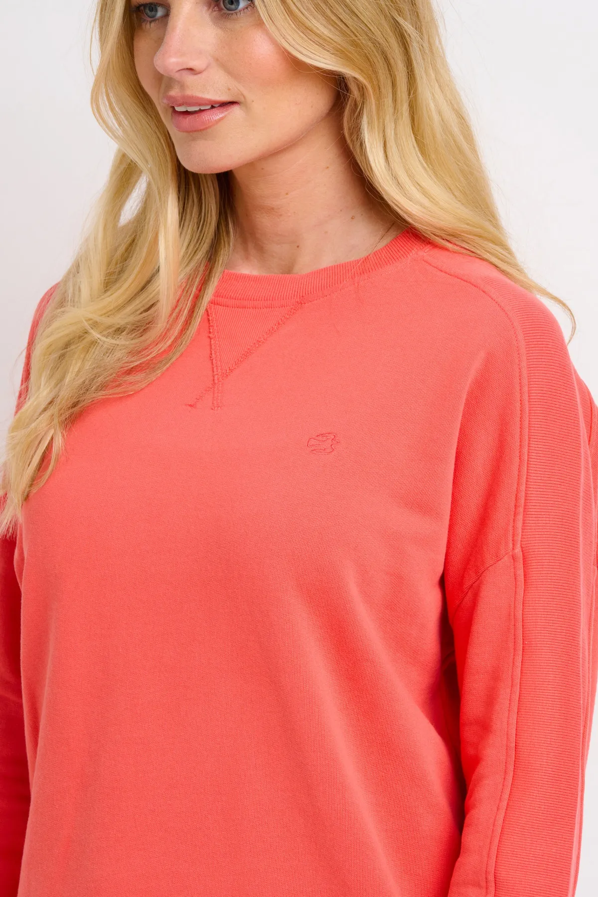 Brakeburn Garment Dye Sweat Coral Clearance