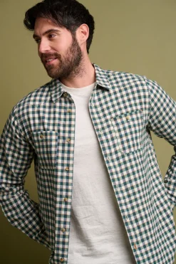 Brakeburn Gingham Shirt Cream Best