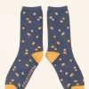 Brakeburn Grey Dotty Sock Multicoloured Clearance