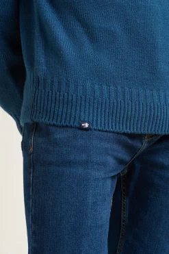 Brakeburn Guernsey Jumper Blue Online