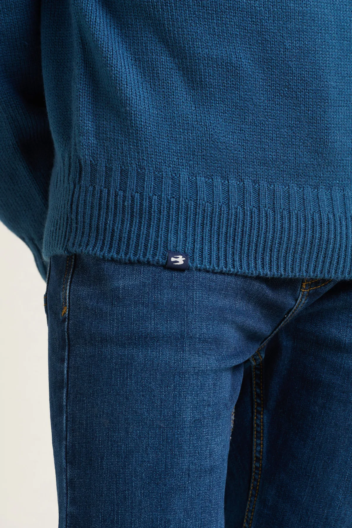 Brakeburn Guernsey Jumper Blue Online