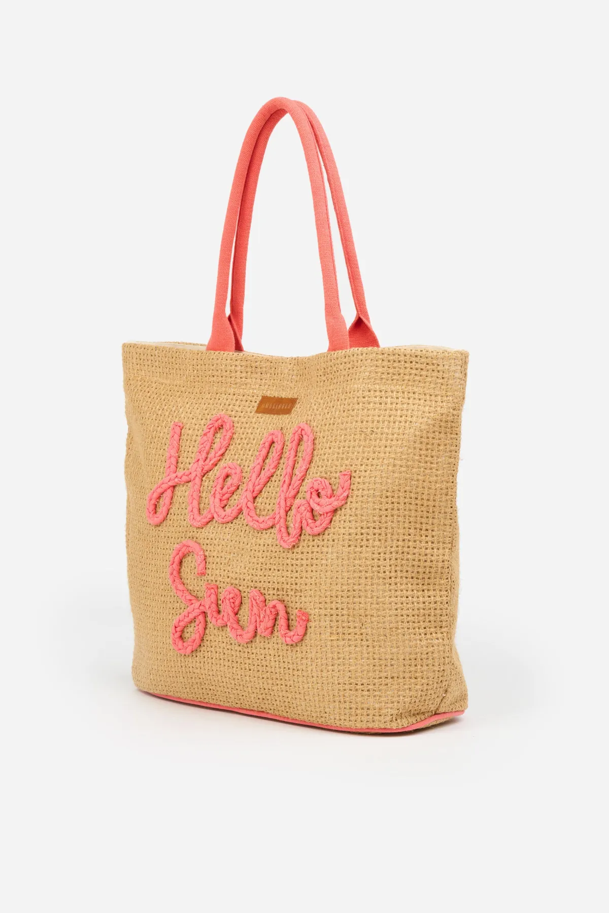 Brakeburn Hello Sun Jute Beach Bag Beige Store