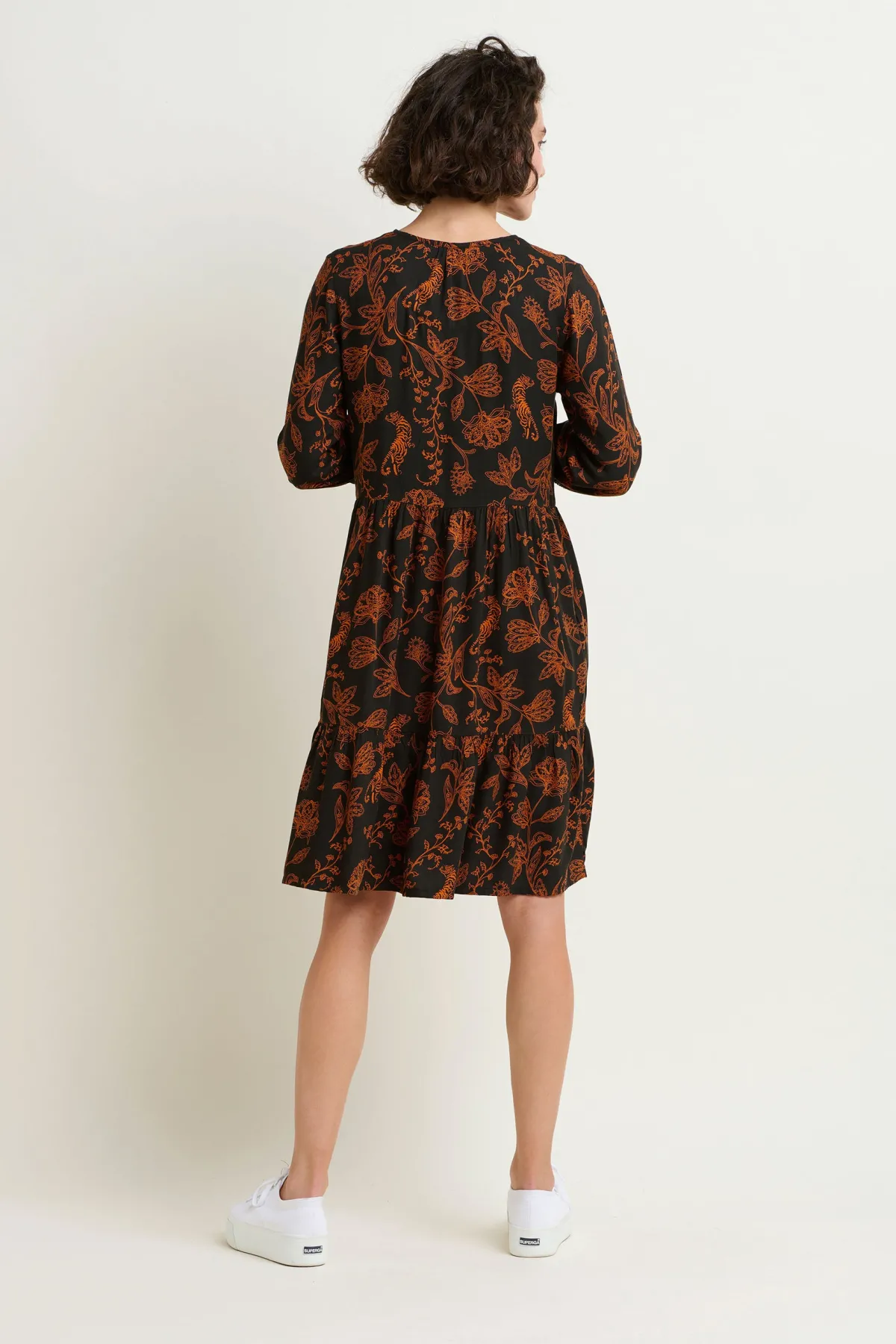 Brakeburn Henna Trail Dress Black Fashion
