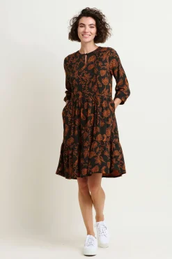 Brakeburn Henna Trail Dress Black Fashion