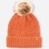 Brakeburn Herringbone Texture Beanie Orange Cheap