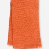 Brakeburn Herringbone Texture Scarf Orange Fashion