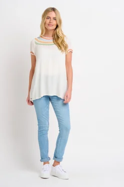 Brakeburn Iris Blouse Blue New