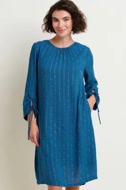 Brakeburn Ivy Dress Blue Cheap