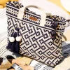 Brakeburn Jacquard Beach Bag Cream Shop