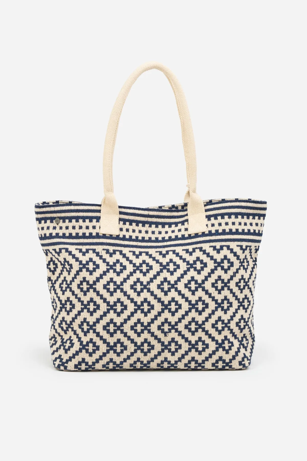 Brakeburn Jacquard Beach Bag Cream Shop