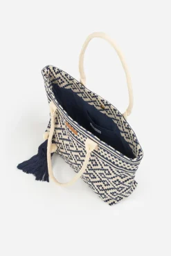 Brakeburn Jacquard Beach Bag Cream Shop