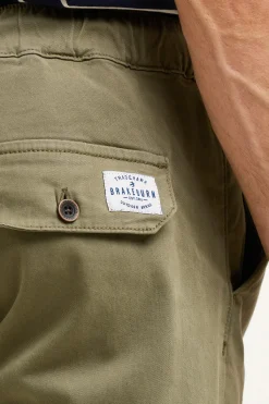 Brakeburn Khaki Fatigue Pants Green Hot