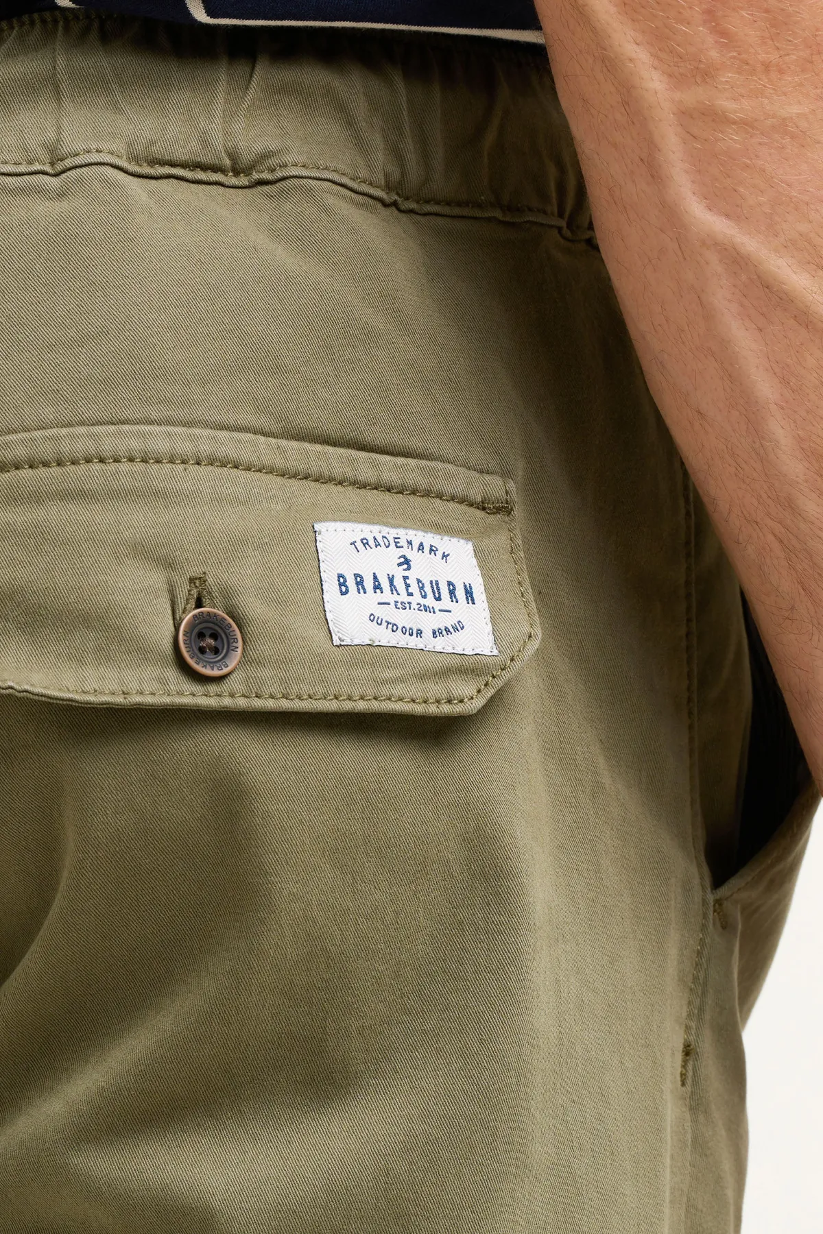 Brakeburn Khaki Fatigue Pants Green Hot