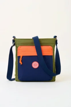 Brakeburn Khaki Large Cross Body Bag Green Discount