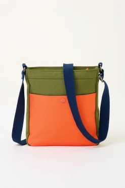 Brakeburn Khaki Large Cross Body Bag Green Discount