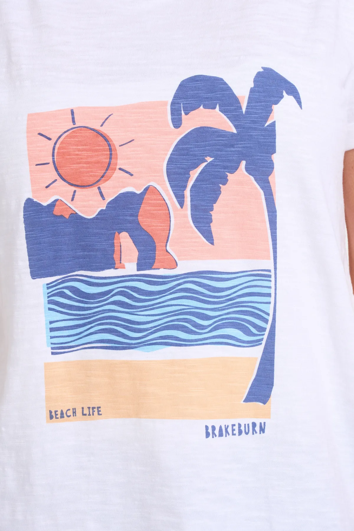 Brakeburn Landscape Tee Blue Flash Sale
