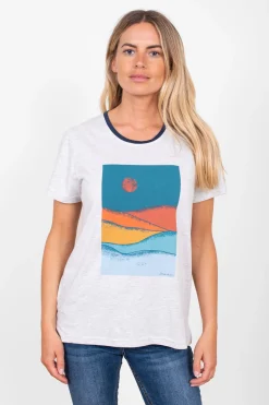 Brakeburn Landscape T-Shirt Blue Sale