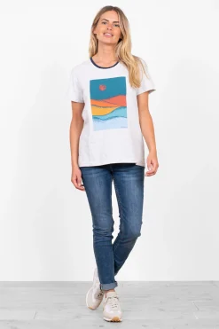 Brakeburn Landscape T-Shirt Blue Sale