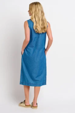 Brakeburn Lara Midi Dress Blue Online