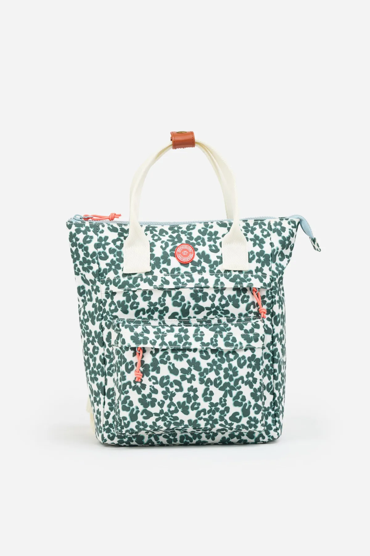 Brakeburn Leopard Floral Backpack Khaki Discount