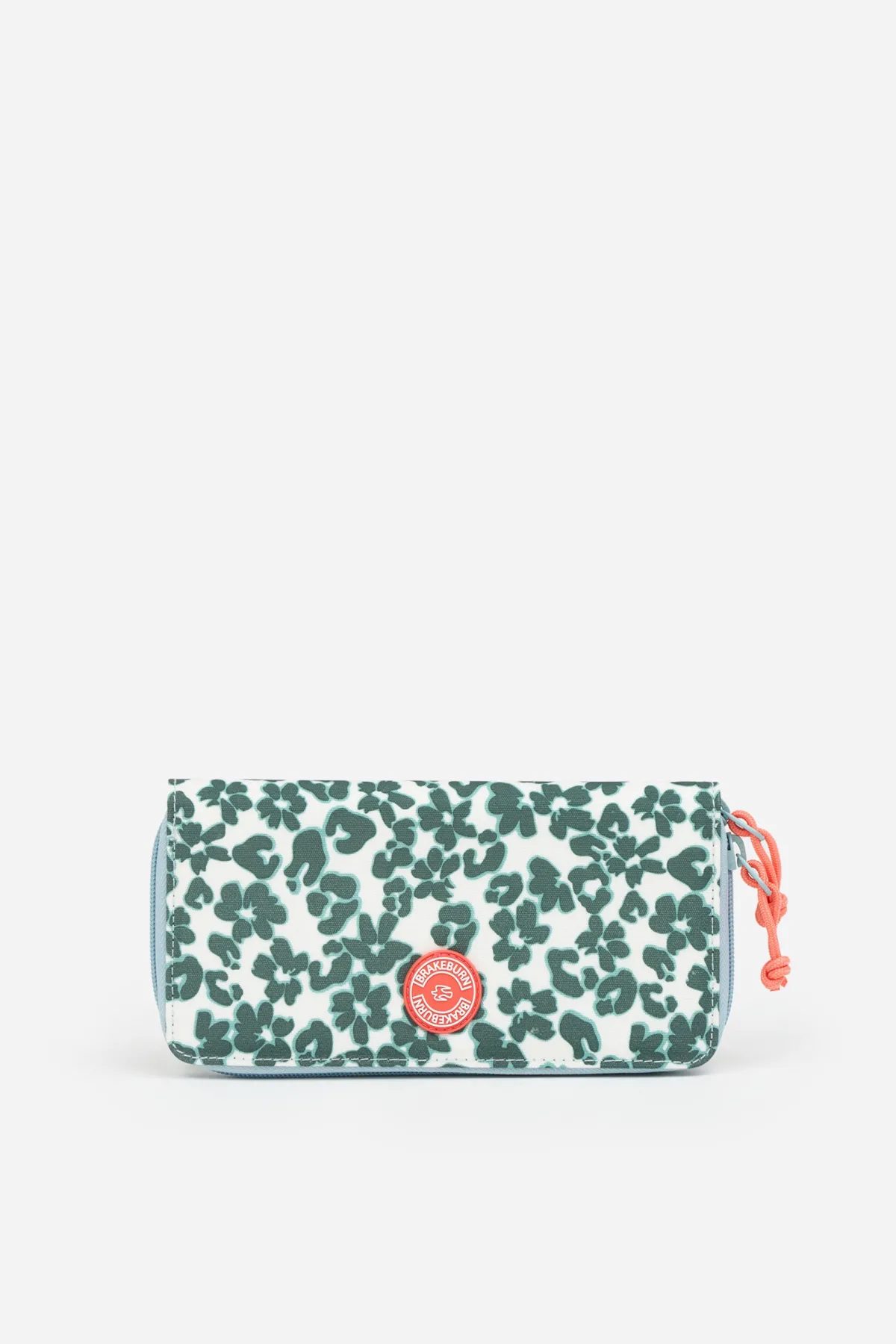Brakeburn Leopard Floral Purse Green Sale