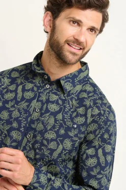Brakeburn Leopard Shirt Green New