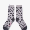 Brakeburn Leopard Socks Grey Cheap