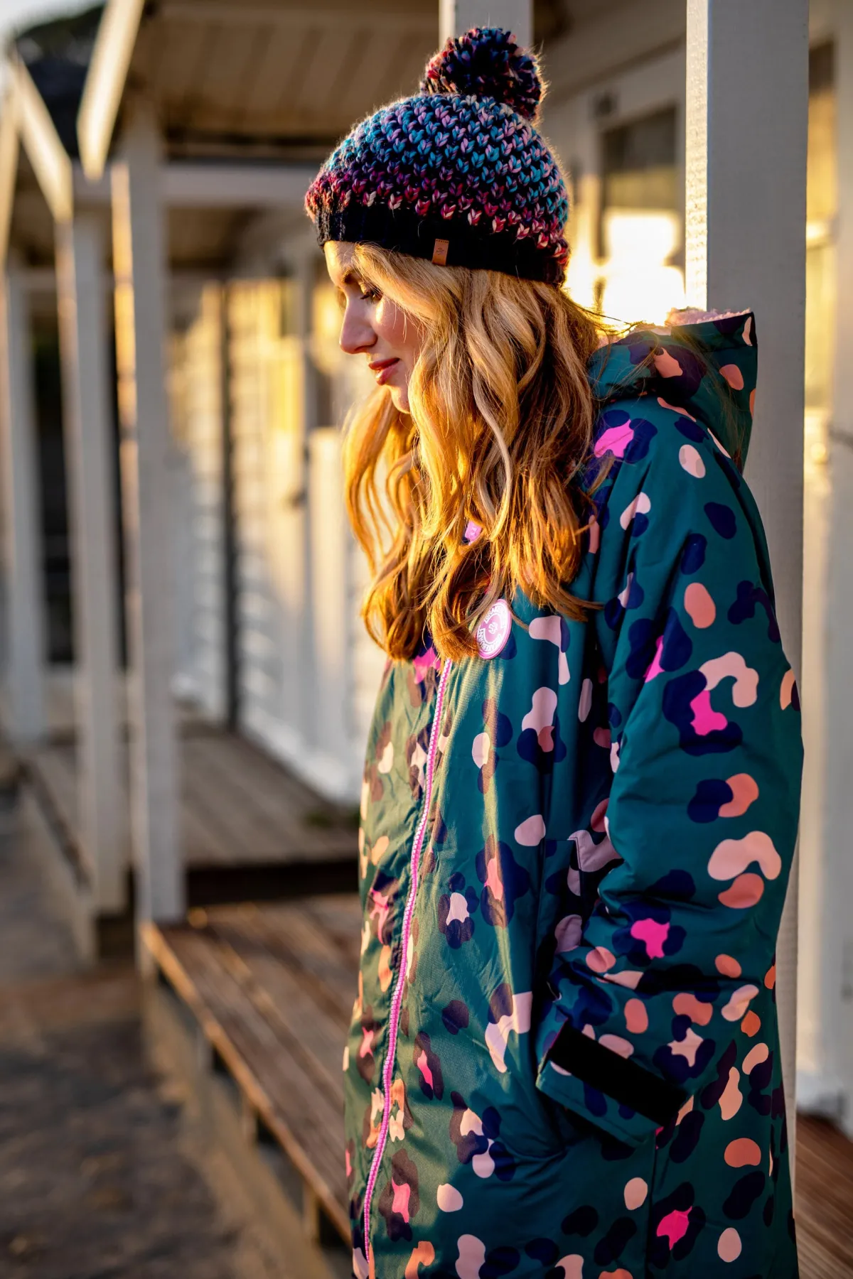 Brakeburn Leopard Spot Chinook Changing Robe Blue Store
