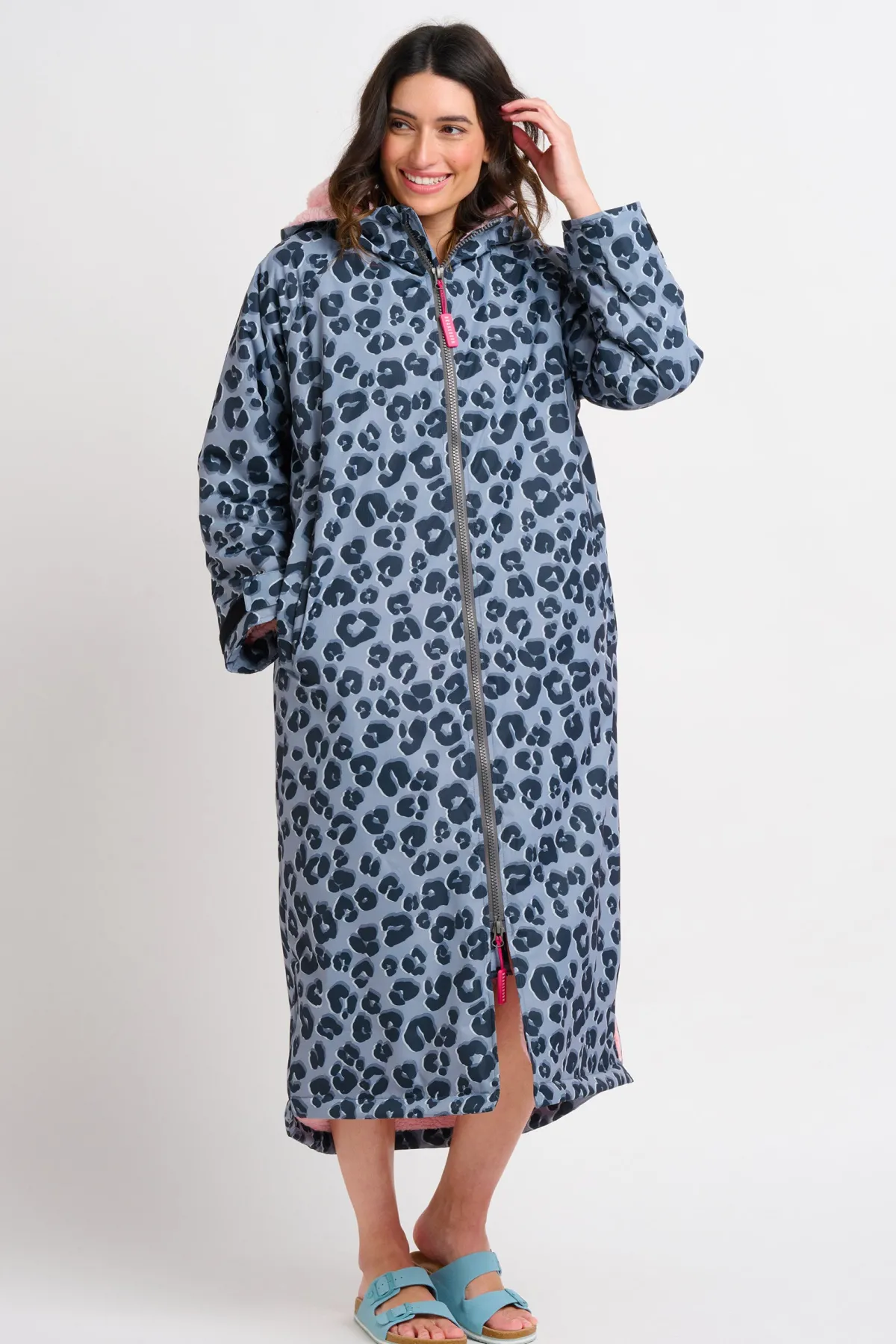 Brakeburn Leopard Spot Chinook Changing Robe Grey Sale