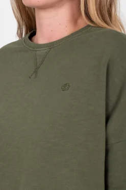 Brakeburn Libby Sweatshirt Green Hot