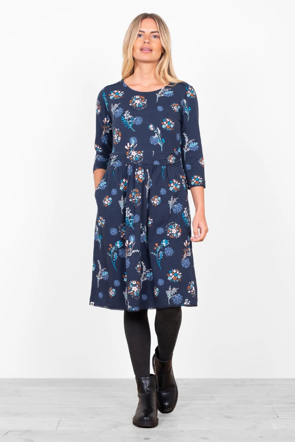 Brakeburn Meadow Trail Tea Dress Multicoloured Sale