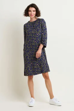 Brakeburn Midnight Bloom Dress Khaki Discount