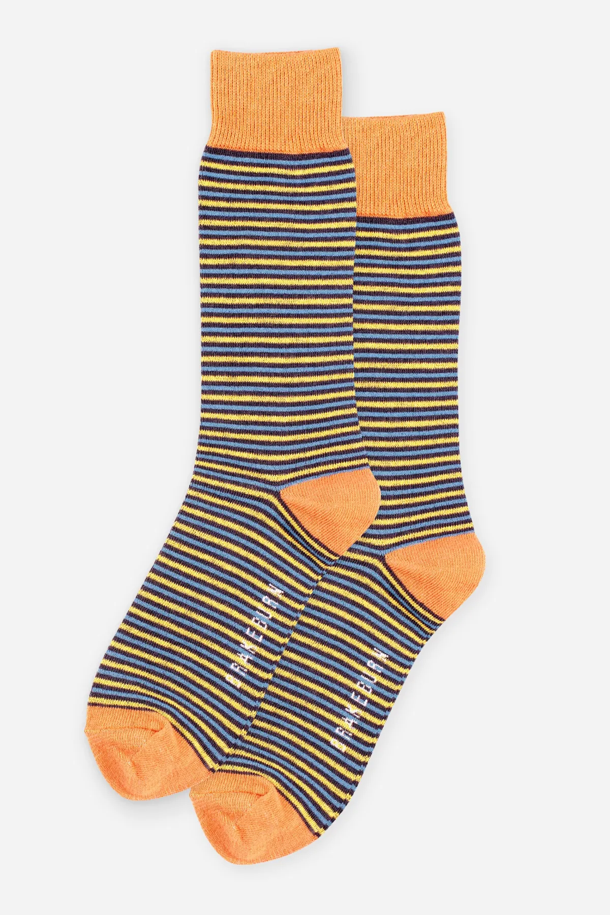 Brakeburn Mustard Stripe Socks Multicoloured Outlet