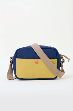 Brakeburn Navy Medium Camera Cross Body Bag Blue New
