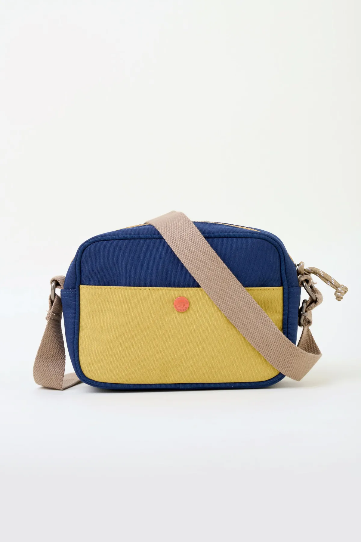 Brakeburn Navy Medium Camera Cross Body Bag Blue New