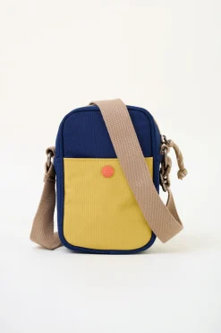 Brakeburn Navy Small Pouch Cross Body Bag Blue Clearance