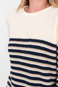 Brakeburn Nortica Knitted Jumper Cream Cheap