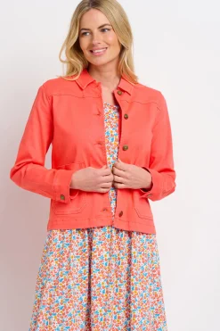 Brakeburn Orange Chore Coat Coral Store