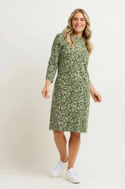 Brakeburn Orchard Leaf Dress Green Online