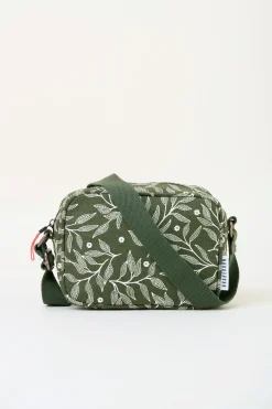 Brakeburn Orchard Leaf Medium Camera Cross Body Bag Green Store