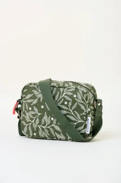 Brakeburn Orchard Leaf Medium Camera Cross Body Bag Green Store